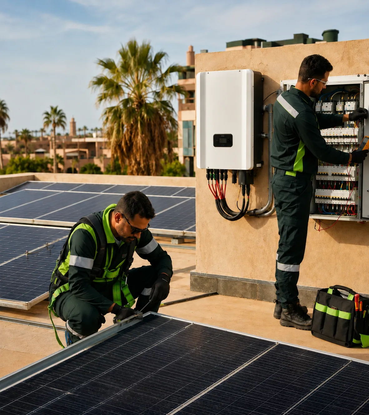 Installation solaire Solvy