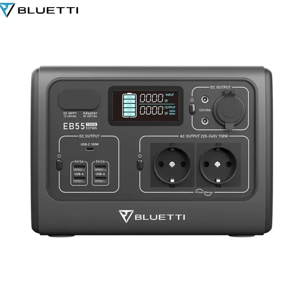 Bluetti EB55 700 W - Stations électriques