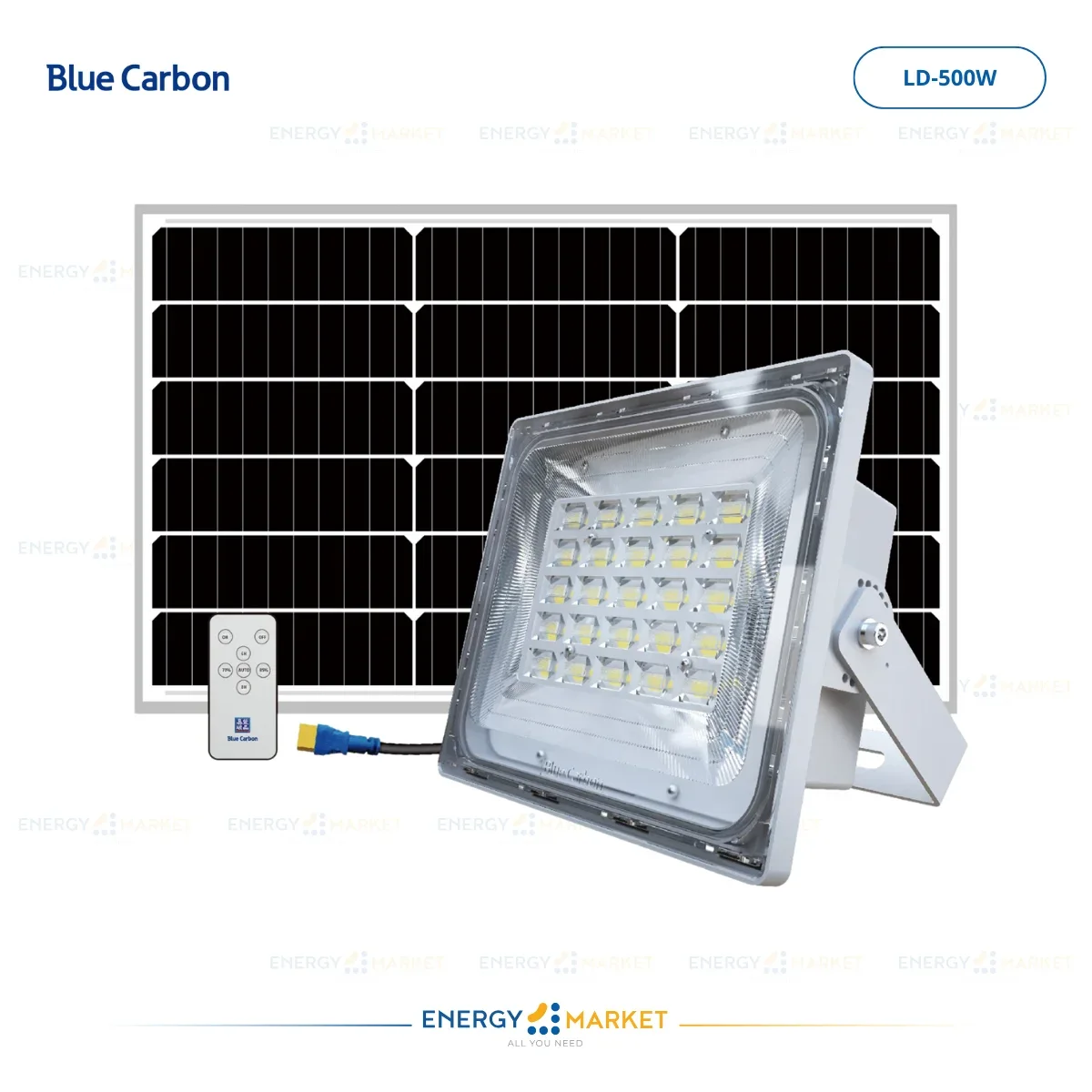 4 Projecteurs solaire Blue Carbon - LD 500w