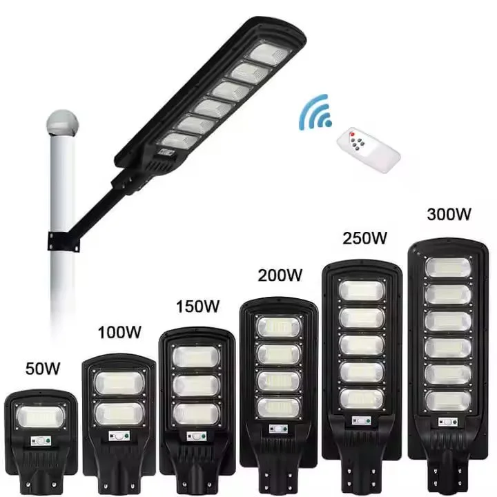 Luminaire solaire avec batterie intégrée et télécommande